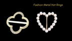 Bonnet Hat Rings Set - Chic & Stylish