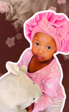 Luxi Kiddies Satin Bonnet
 - 100% Milano Satin Silk